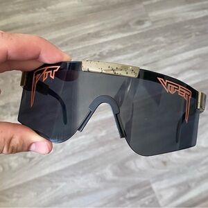 Viper Black and Gold Sunglasses